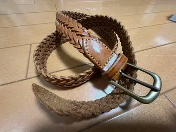 화이트하우스 콕스 가죽 메쉬 벨트