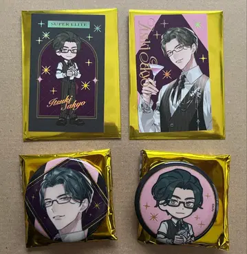 이츠키 사쿄 AGF 홀로그램 카드 캔뱃지 세트