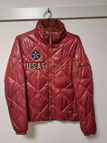 AVIREX USAF 레드 자켓