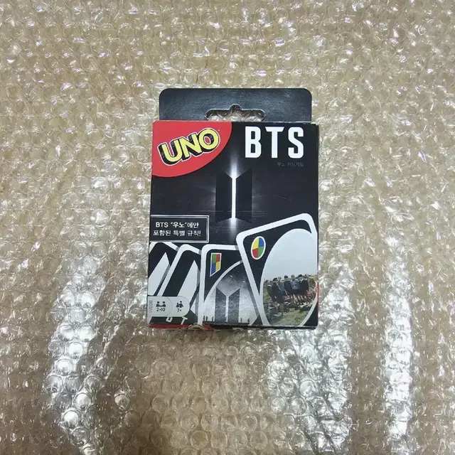 방탄소년단 우노 게임 카드 bts uno 미사용 새상품