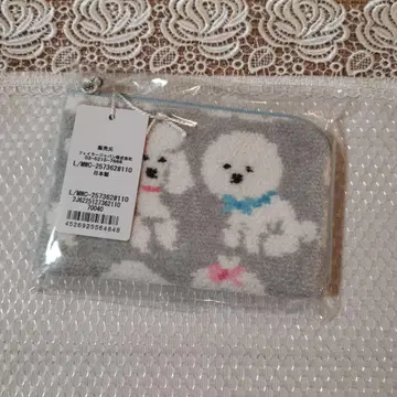 페이러 모후모후 완찬 L자 파우치 실버 그레이 [ 완판템 ]