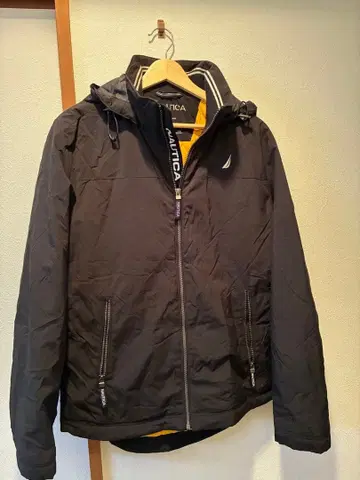 NAUTICA 방수 나일론 자켓 S 사이즈 블랙
