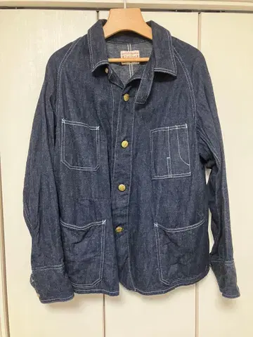 BONCOURA 인디고 데님 커버올 38