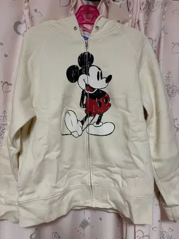 미키마우스 속기모 후드티