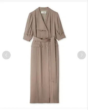 lily brown 더블 트렌치 원피스