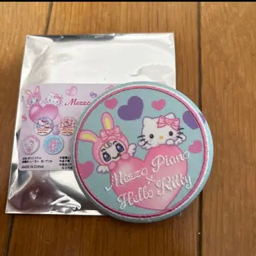 메조피아노 키티 자수 캔뱃지