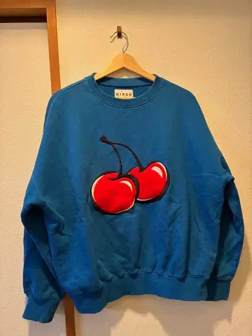 KIRSH 파랑 트레이닝복 체리 자수 사이즈 1