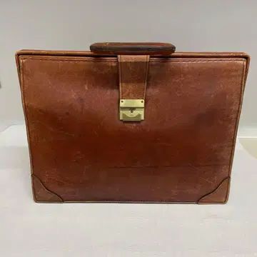 가죽 브라운 브리프 케이스