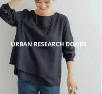 어반 리서치 도어스 레이온 혼방 레이어드 블라우스