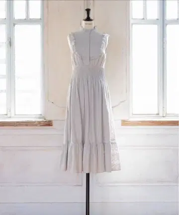 Paisley Cotton Lace Long Dress