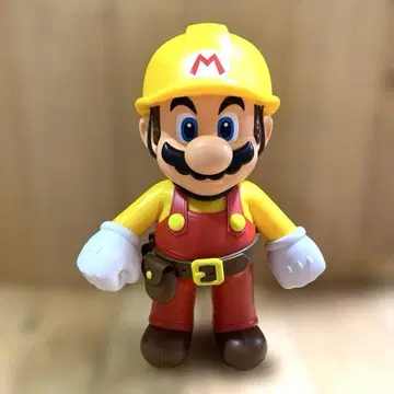 [SUPER MARIO] 캐릭터 공사 작업복 (손발 움직임 가능) 중고품