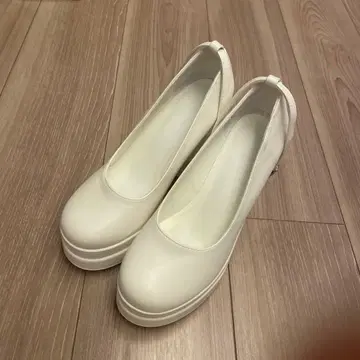 브라이덜 신발 13cm 하이힐 화이트