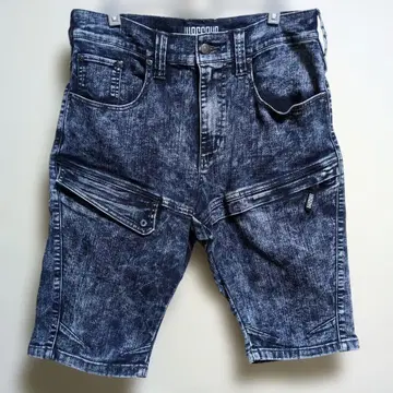 WAGENYA 데님풍 숏팬츠 LL 사이즈