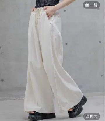 PAGEBOY 라인 이지 데님 팬츠