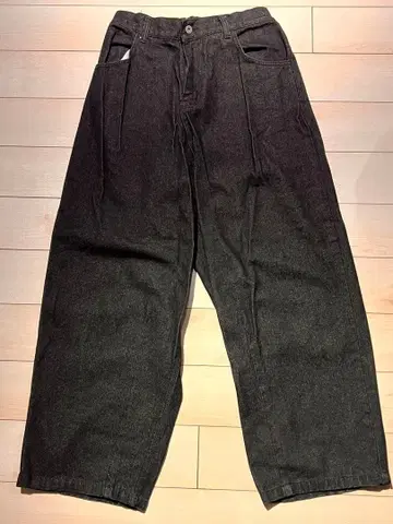 A+ 와이드 데님 팬츠