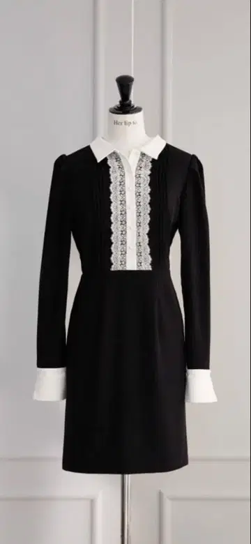 [새상품]her lip to Odette Lace Mini Dress