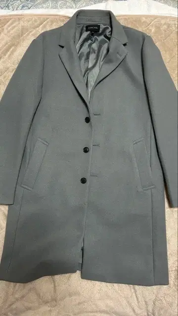 GLOBAL WORK 그레이 체스터 코트 XL