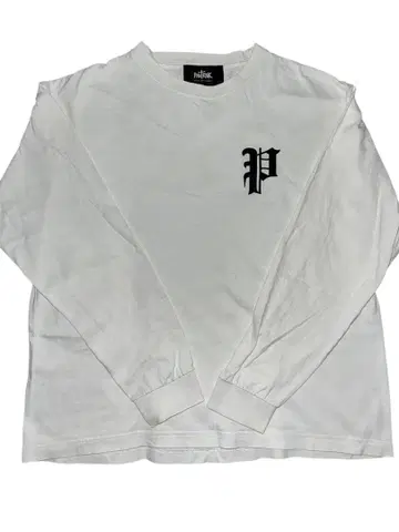 PHATRNK 화이트 긴팔 T셔츠