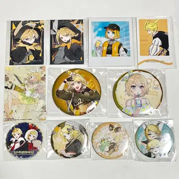 카가미네 린 카가미네 렌 묶음 판매 캔뱃지 카드