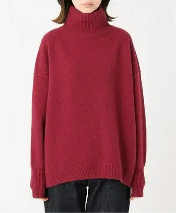 IENA LA BOUCLE 캐시미어 슈퍼 파인 메리노 하이넥 니트