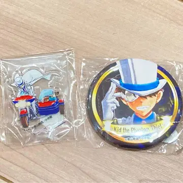 명탐정 코난 코난백화점 괴도 키드 아크릴 스탠드 캔뱃지 세트