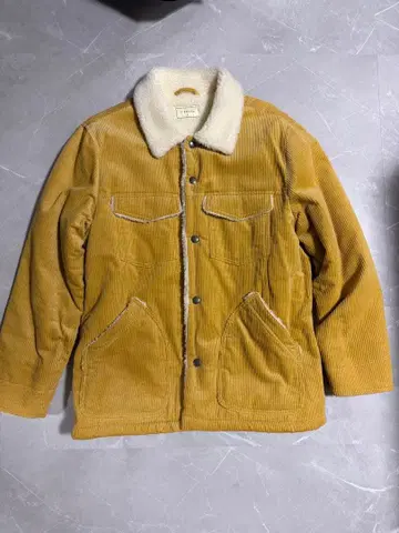 HIBECK 코듀로이 보아 자켓 카멜