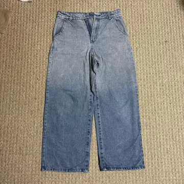 ADAMASTE 13온스 빈티지 느낌 그라데이션 데님 팬츠