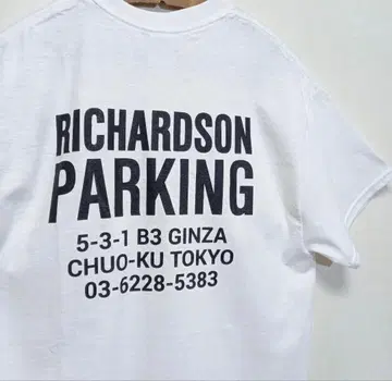 RICHARDSON PARKING T셔츠 화이트