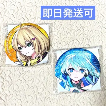 남코 한정판 몬스터 스트라이크 홀로그램 캔뱃지 엘르 네오 몬스트