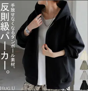 허그유 HUG.U 오버 사이즈 후드티 블랙