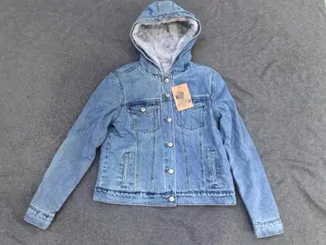 데님 후드 자켓