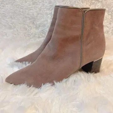 [ 새상품급 ] 다이애나 스웨이드 사이드 지퍼 부츠 24cm