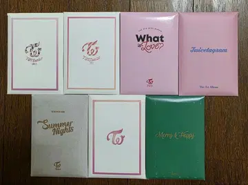 TWICE 트레이딩 카드 모음 7종
