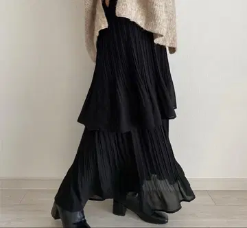 callautia 플리츠 캉캉 스커트