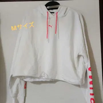 PUMA 화이트 후디 M 사이즈