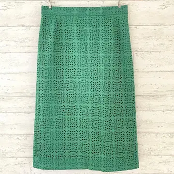 이네드 INED 레이스 스커트 [ M ] 엘레강트 출퇴근 아이렛 일본제