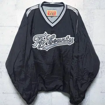 FB COUNTY 에프비 카운티 나일론 풀오버 블랙 XXL