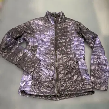 THE NORTH FACE 다운 자켓 블랙 보라색