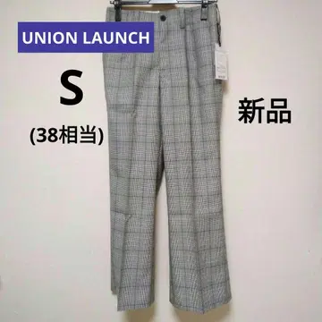새상품 UNION LAUNCH 글렌체크 팬츠 슬랙스