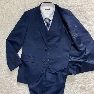 수트 컴퍼니 셋업 수트 3피스 베스트 비즈니스 네이비