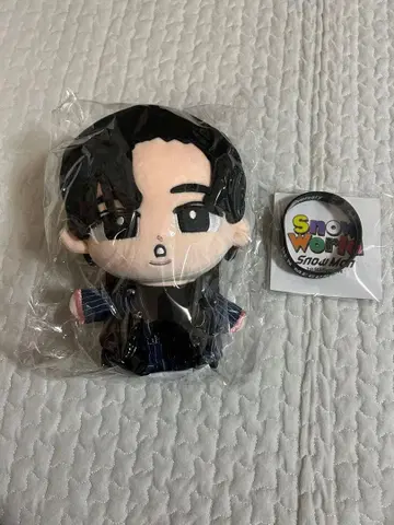 Snow Man 메구로 렌 스노치루 봉제 인형 러버 밴드