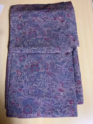 순수 실크 크레이프 원단 코몬