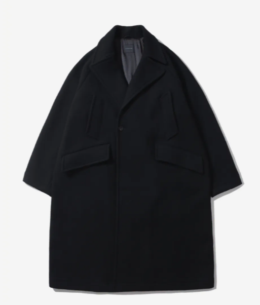 Moif Functional Uniform TRC WOOL COAT / Size 2 / Dark Navy