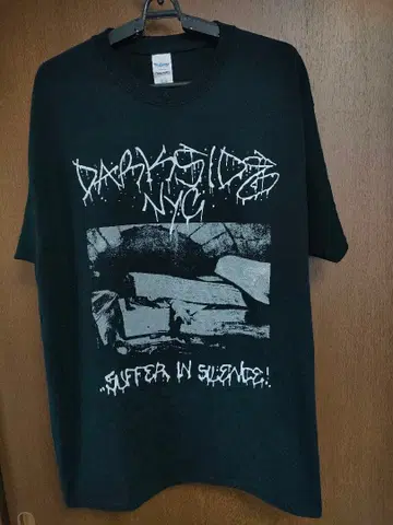 새상품급 DARKSIDE NYC T셔츠 NYHC 하드코어