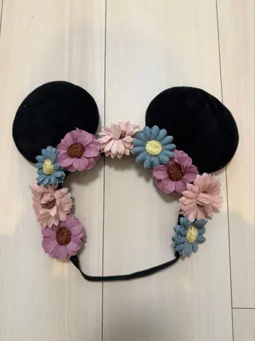 미니 꽃 장식 헤어밴드