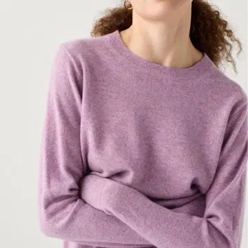 UNIQLO 캐시미어 크루넥 스웨터 핑크