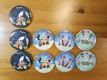 홍콩 디즈니 칩과 데일 외 생일 배지 9개 세트