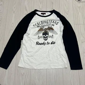 SCALDING TEARS 래글런 슬리브 티셔츠