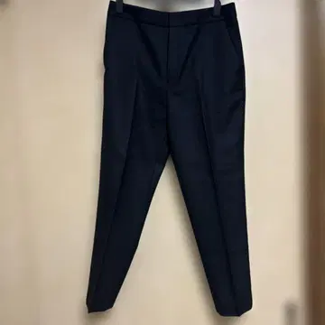 IENA 블랙 슬랙스 테이퍼드 스타일