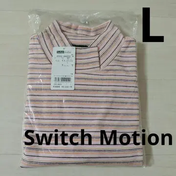 [ 새상품 ] Switch Motion L 사이즈 긴팔 하이넥 보더
